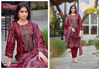 Riaz arts bin saeed cotton dress material wholesale rate